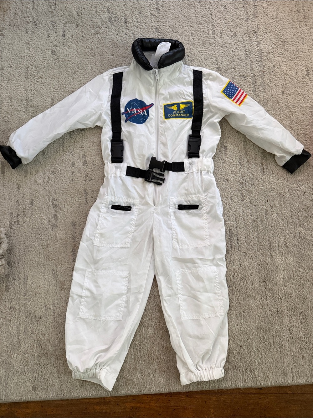 Kids White Astronaut Jumpsuit - Space Costume